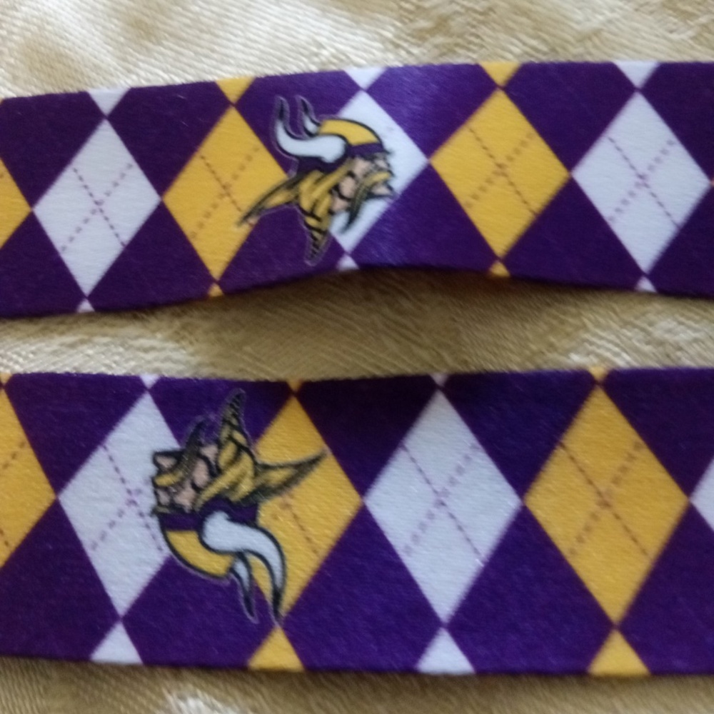 Minnesota Vikings Lanyard Car Key Ring Chain Badge ID Holder New - Picture 4 of 5